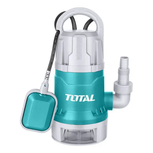 Bomba Sumergible De Desagote Total Para Agua Limpia - 1.0hp, 750w - Altura Máxima 8m, Caudal 13.000l/h - Cable 9 Metros - TWP87506