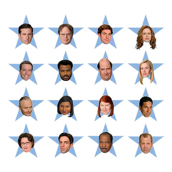 Taza The Office Stars Estrellas Cerámica Importada