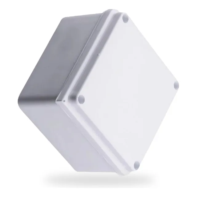 Caja De Paso Plástica 10x10 Blanca 10 Uds