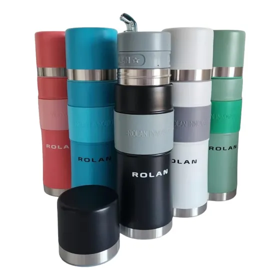 Mate Listo 750ml Termo Autocebante Acero Inoxidable Rolan