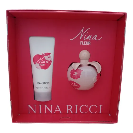 Nina Ricci Fleur Edt 80ml + Body Lotion 100ml 100% Orginal