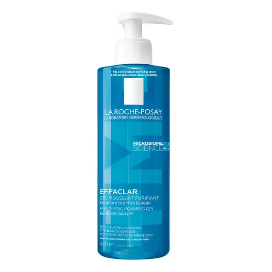 Gel Effaclar gel purificante La Roche-Posay día/noche para piel grasa/sensible de 400mL