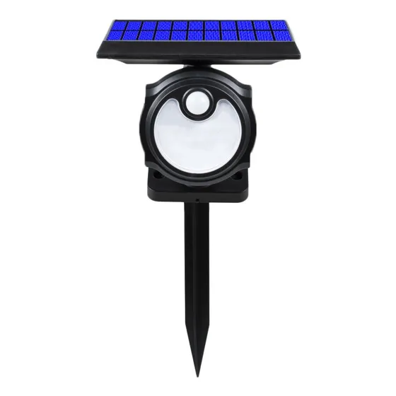 Lampara Luminario Solar Luces Led Jardin Estaca Exterior