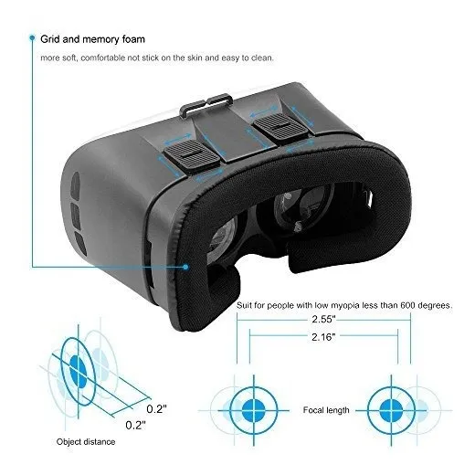 3d Vr Anteojo Audifono Video Pelicula Juego Para 4.0 iPhone
