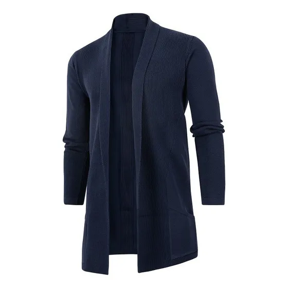 Suéter De Punto Para Hombre Chaqueta De Talla Grande