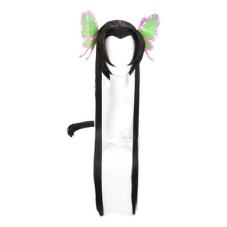 . Demon Slayer Kanae Kocho Cosplay Peluca Pelo Largo 100cm . Demon Slayer Kanae Kocho Cosplay Peluca Pelo Largo 100cm