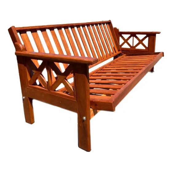 Futon Cama De Algarrobo Modelo X - Classic Model
