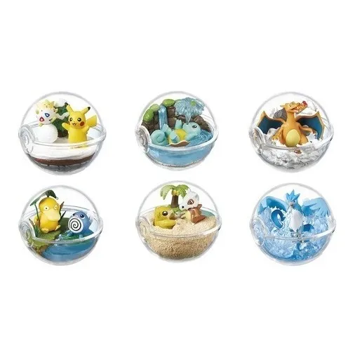 Pokemon Figura Terrario Togepi Squirtle Charizard Articuno