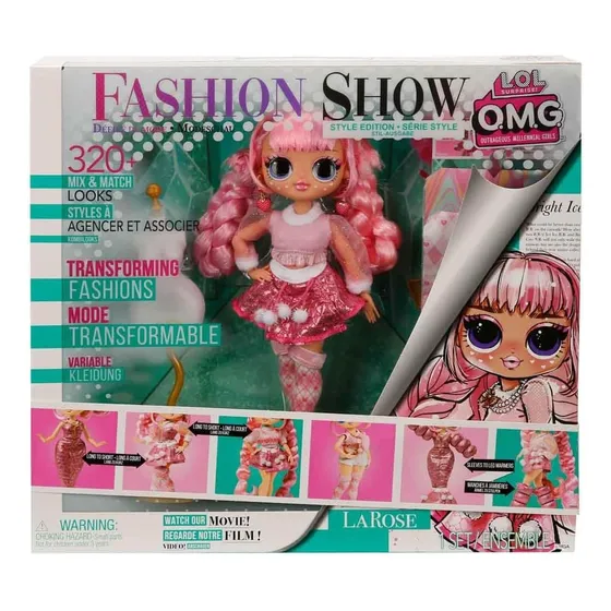 Muñeca L.o.l. Surprise! Omg Fashion Show Style + 320 Trajes