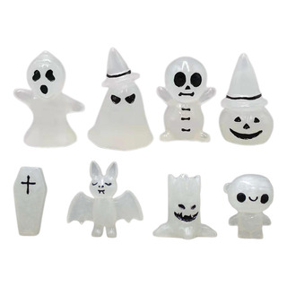8 Piezas De Decoración De De Halloween Que Brillan En La 8 Piezas De Decoración De De Halloween Que Brillan En La