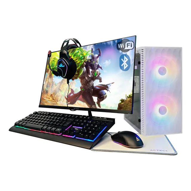 Pc Gamer Completa Ryzen 5600gt 32gb Ram 1tb Ssd Monitor Wifi