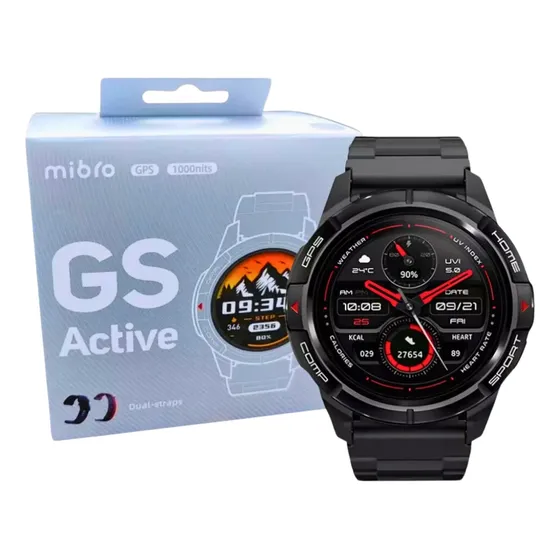 Smartwatch Bluetooth Tela Ultra Hd 1.3 Gps Mibro Gs Active