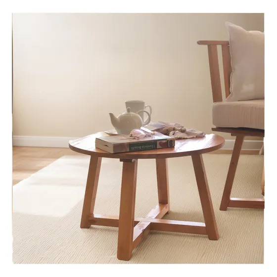 Mesa Integral Deco Gervasoni 58cm Apta Exterior Color Madera
