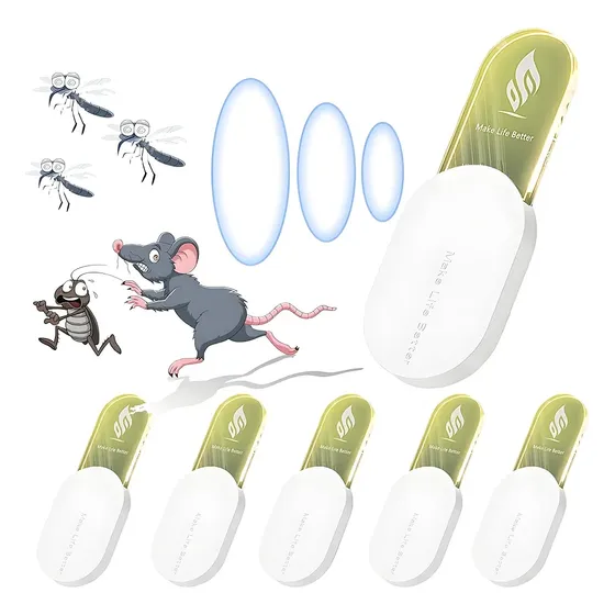 Repelente Ultrasonico Zancudos, Ratones, Cucarachas Usb