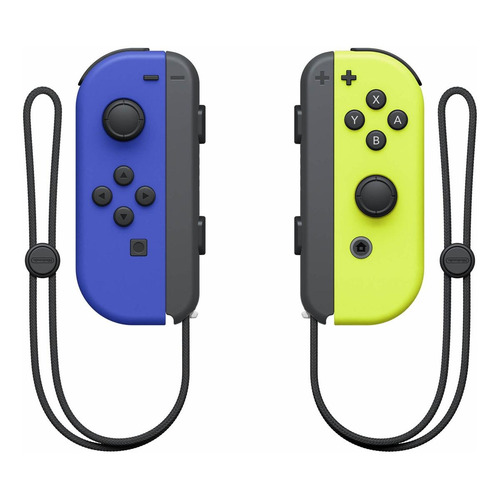 Set De Control Joystick Inalámbrico Nintendo Switch Joy-con (l)/(r) Azul Y Amarillo-neón