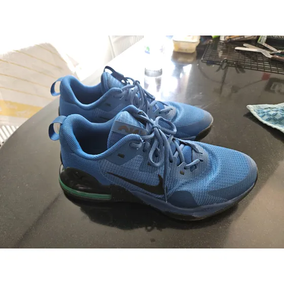 Zapatos Nike Alpha 5 Training Azules Usados Como Nuevos