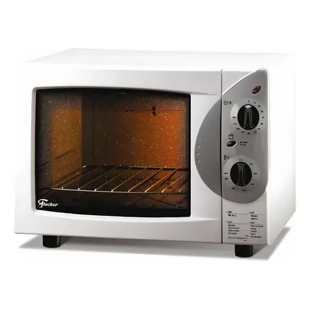 Forno de bancada elétrico Fischer Grill 44L branco