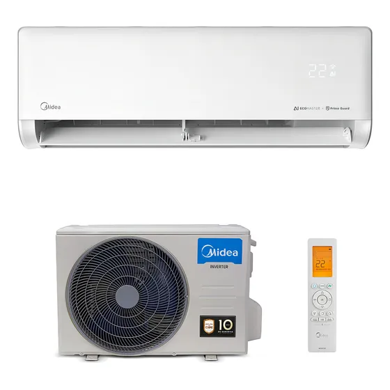Ar Condicionado Hw Inverter Midea Ai Ecomaster 18k Frio Cor Branco