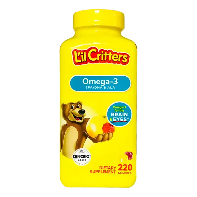Lil Critters Omega 3, Para Niños Y Adolescentes Con Epa.