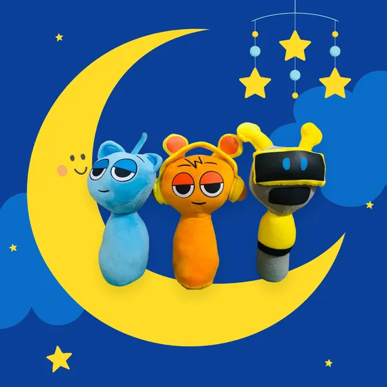 Peluche Genérico Kit 3 Piezas 20cm Hipoalergénico