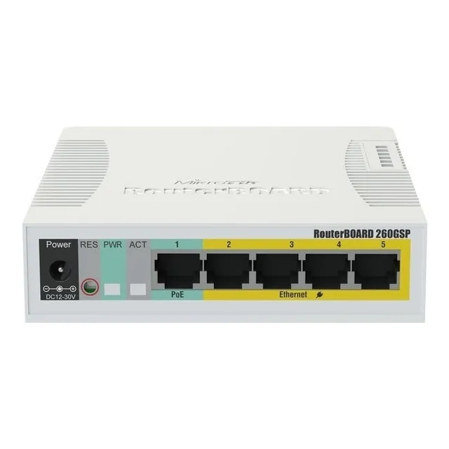 Routerboard  Mikrotik  Rb 260gsp C/ Portas Gigabit Sfp E Poe