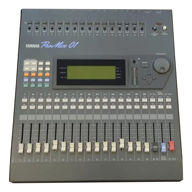 Consola Mixer Programable Yamaha Promix 01 16 Ch Buen Estado