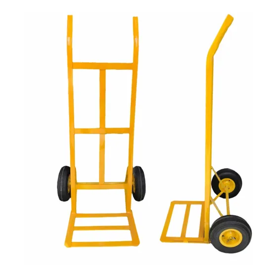 Carretilla Carrucha 2 Ruedas Macizas 10pLG Soporte De 180kg