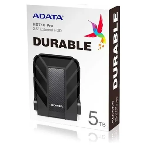 Disco Duro Adata Hd710 Antigolpes Agua Polvo 5 Teras Usb 3.1