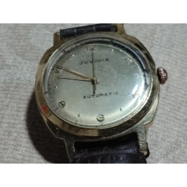 Juvenia Vintage 50' Automático Usado Enchapado En Oro