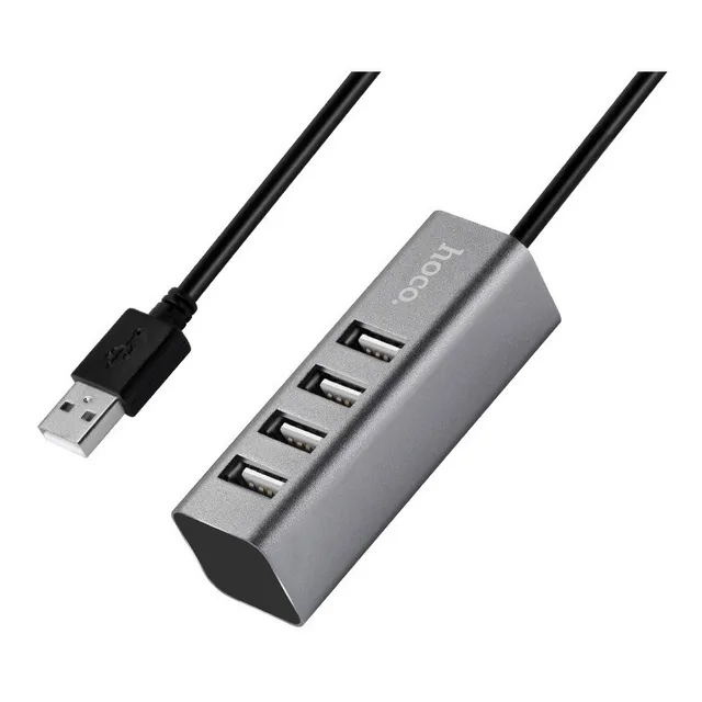 Convertidor Divisor Hub 4 En 1 (4 Puertos Usb2.0) Pc Compu Color Tarnish