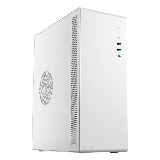 Gabinete Acteck Neuss Gi485 Fuente 450w Mini Torre Blanco