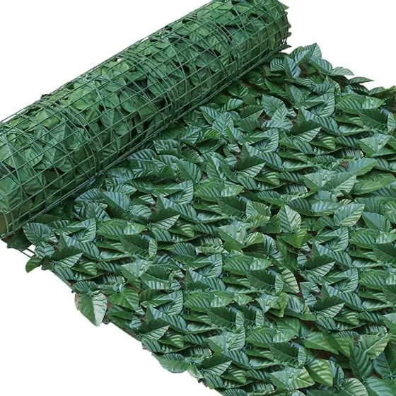 Planta Artificial En Rollo 2mx0.5m Oscura - Enredadera Cerco