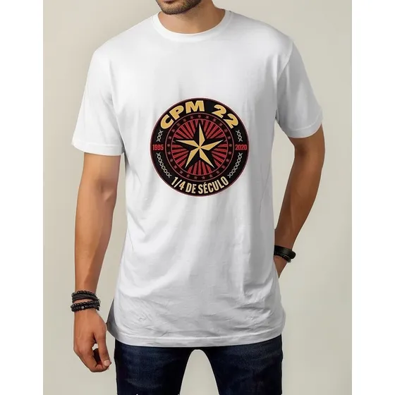 Camisa Cpm 22 Banda Rock Nacional Envio Imediato