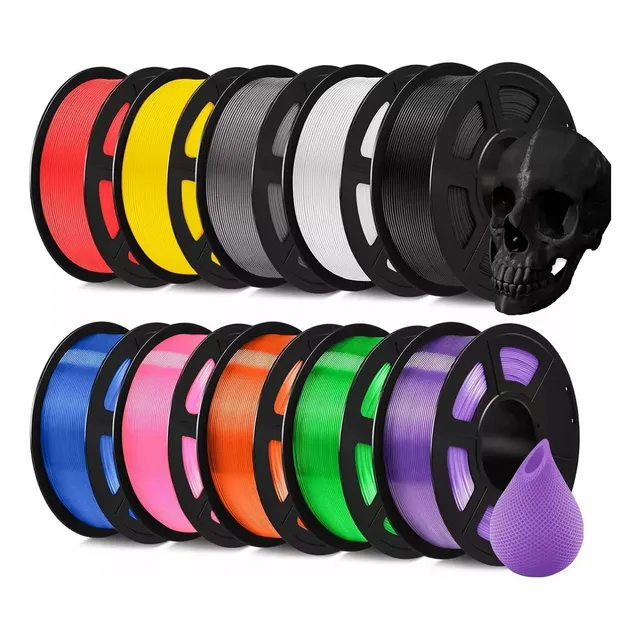 10kg Filamento De Impresión 3d Petg De Alta Calidad, 1.75mm 10 Colores