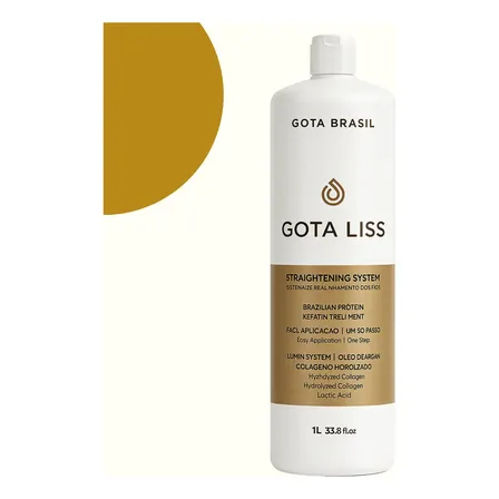 Escova Progressiva Orgânica Liso Profissional Gota Liss 1l