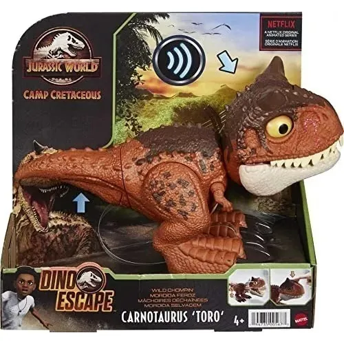 Dinosaurio Carnotauro Toro Bebe Jurassic World Chompin