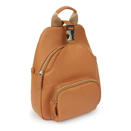 Mochila Hombre Mujer Cuero Briganti Bolso Cartera - Acc6196