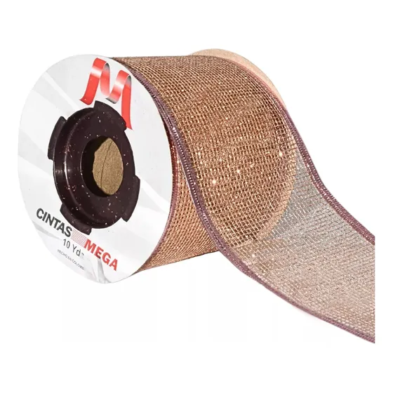 Cinta De Navidad Adorno De Árbol Brillante 10 Yardas X 6,5