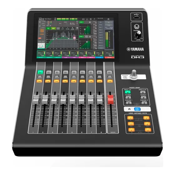 Mesa De Som Digital Yamaha Dm3 Com Placa Dante