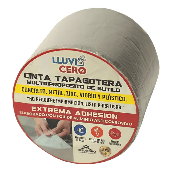Cinta Tapagoteras Autoadherible Lluvia Cero 10 Cm X 5m