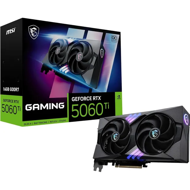 Vga Msi Geforce Rtx 5060 Ti 8gb Gaming Oc Gddr7