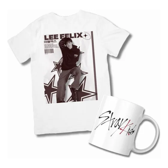 Combo Remera Y Taza | Felix  | Straykids| Stray Kids | Kpop 