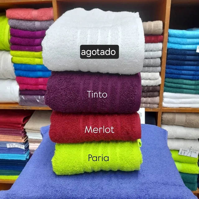 Toalla Gruesa 500gr 100% Algodón Para Baño Suave Absorbente