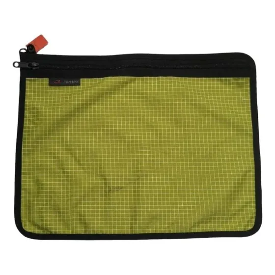 Bolso Plano Organizador De Un Cierre Verde Marca Tom Bihn 