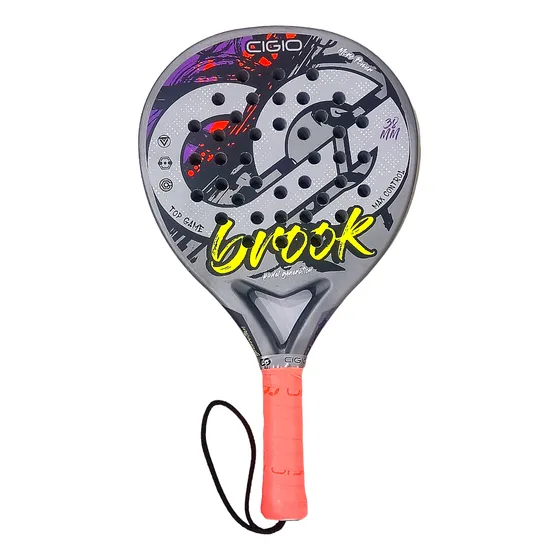 Paleta De Padel Cigio Brook Carbon Pro Reforzada 