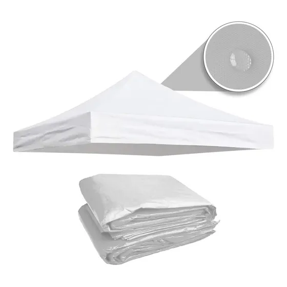 Repuesto De Lona Gswo Toldo Exterior 3x3 100% Impermeable Blance