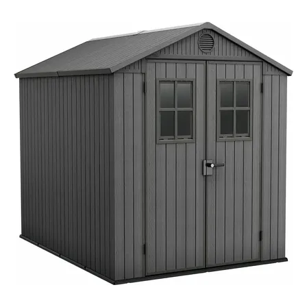 Depósito Jardim Keter 6x8 Cinza Com Kit Instalação