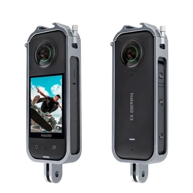 Carcaza Protector Aluminio Insta360 X3 Lente Anti Golpe