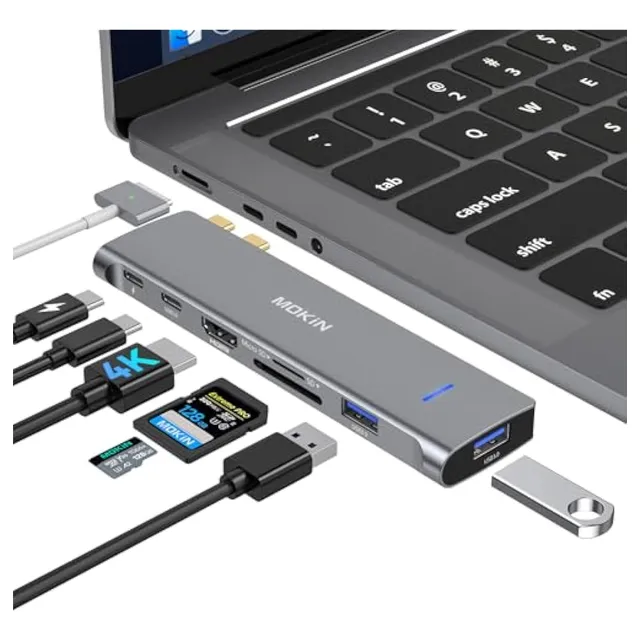 Adaptador Usb C Para Macbook Pro 2023 2022 2021,