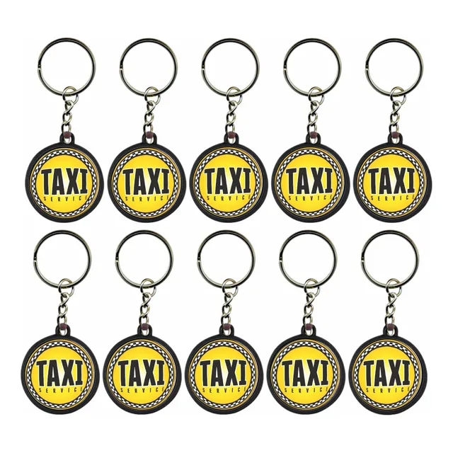 Kit 10 Chaveiros Taxi Corrida Brinde Lembrancinhas
